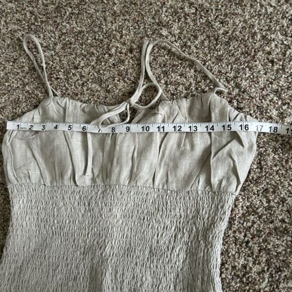 NWT J. Crew Sleeveless Fitted 100% Linen Dress - Picture 5 of 7